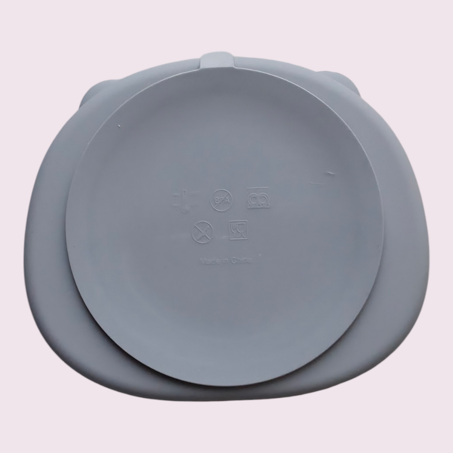 Beren bord | Met zuignap | Blauw