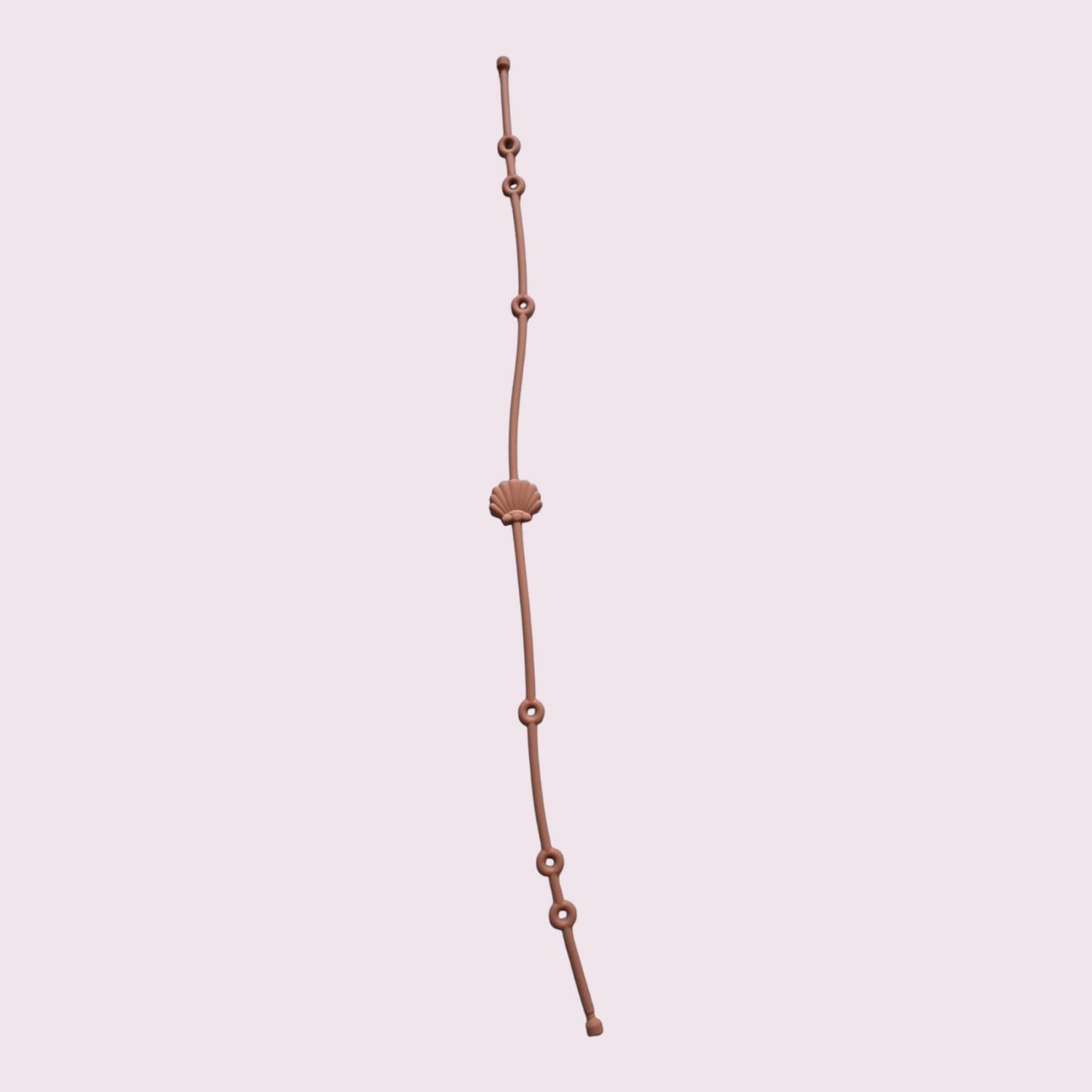 Speenketting | Schelp | Abrikoos