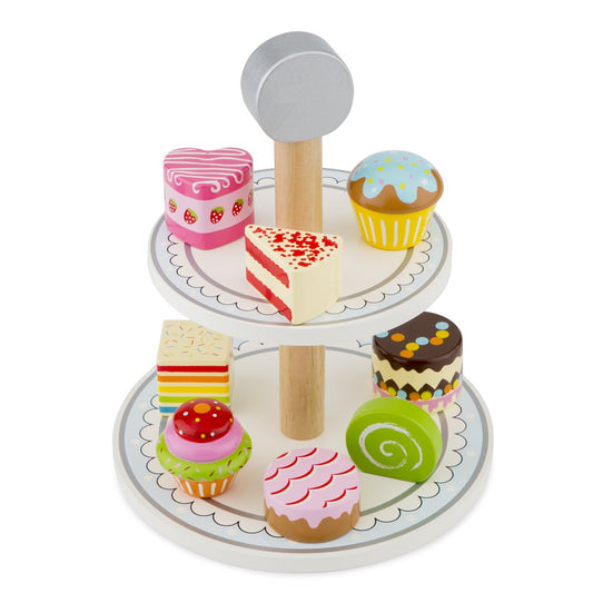 Etagere met gebakjes