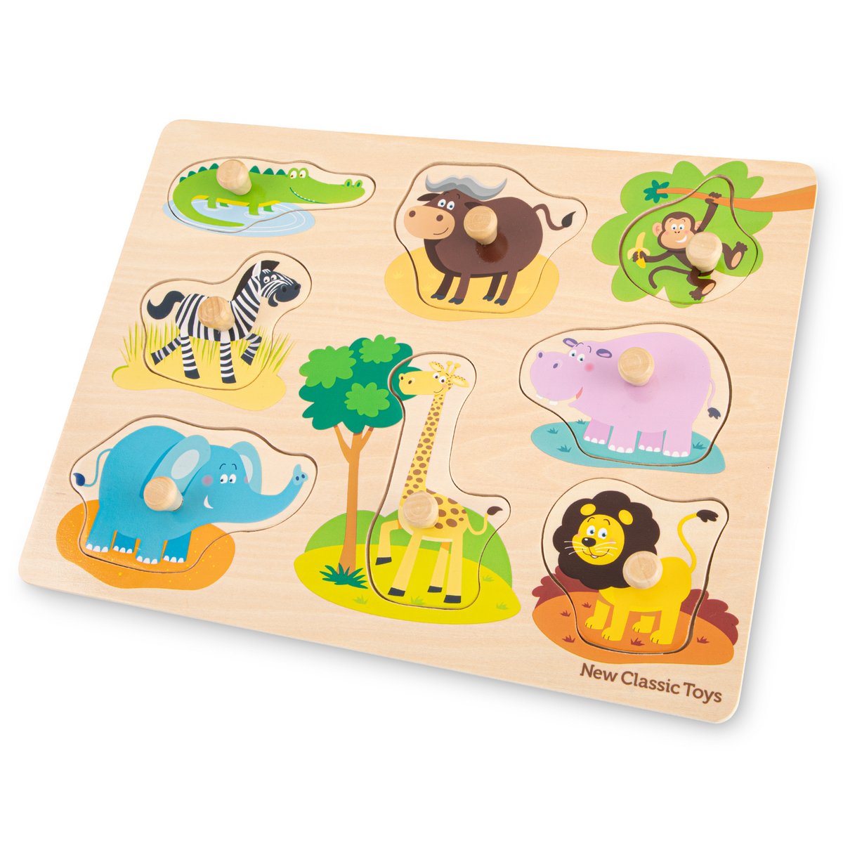 Houten puzzel safari