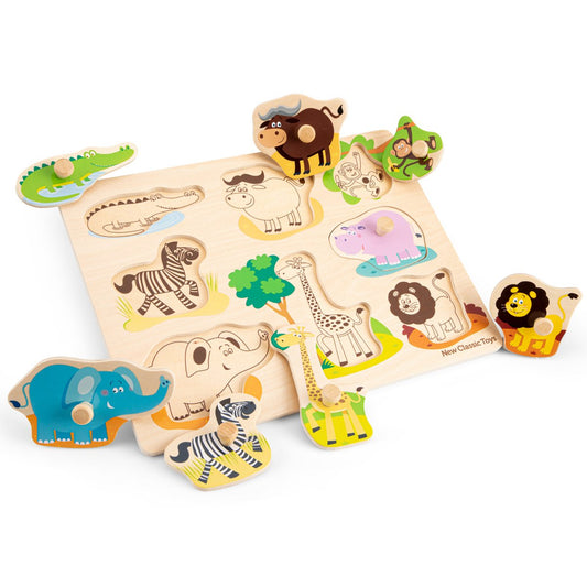 Houten puzzel safari