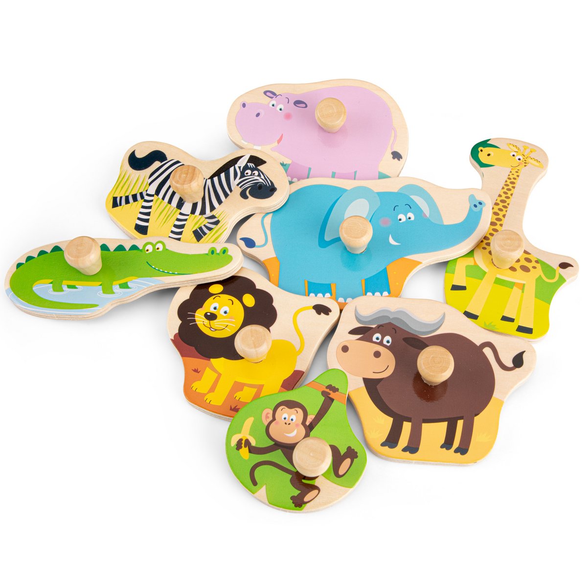 Houten puzzel safari