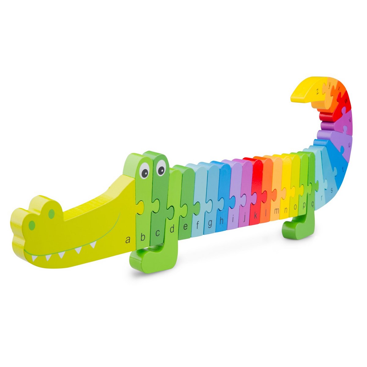 Alfabet puzzel | kleine letters | krokodil