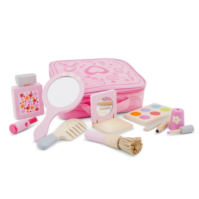 Houten make-up set
