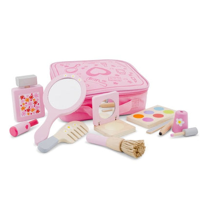 Houten make-up set