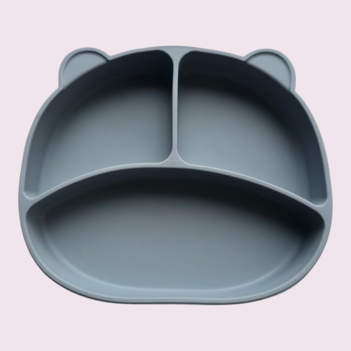 Beren bord | Met zuignap | Blauw